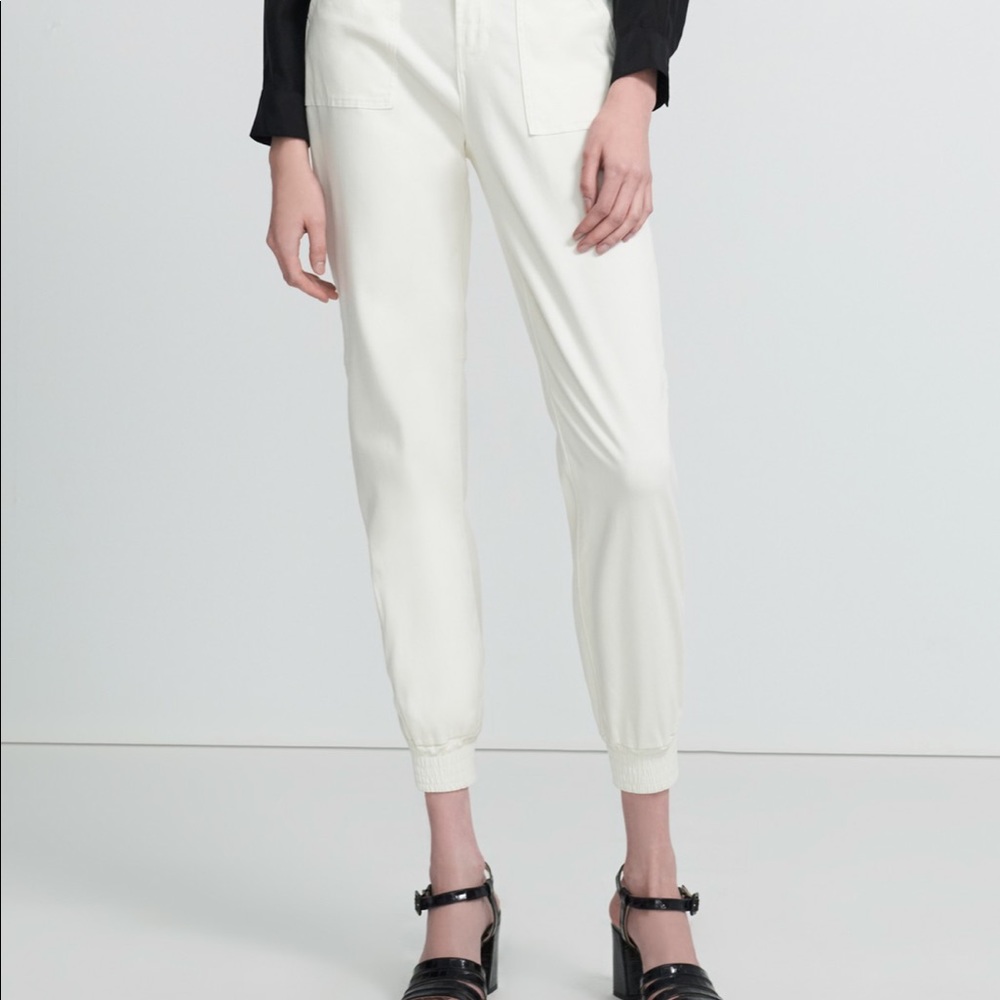 J Brand Arkin Ankle Jogger Angel White - Picture 2 of 9
